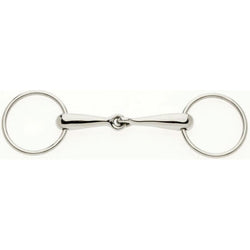 Lorina Thin German Hollow Mouth Loose Ring Single Jointed Snaffle Bit 4.5' - 6'