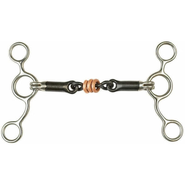 Lorina Tom Thumb Sweet Iron Gag With Copper Roller Link Mouthing Poll Pressure