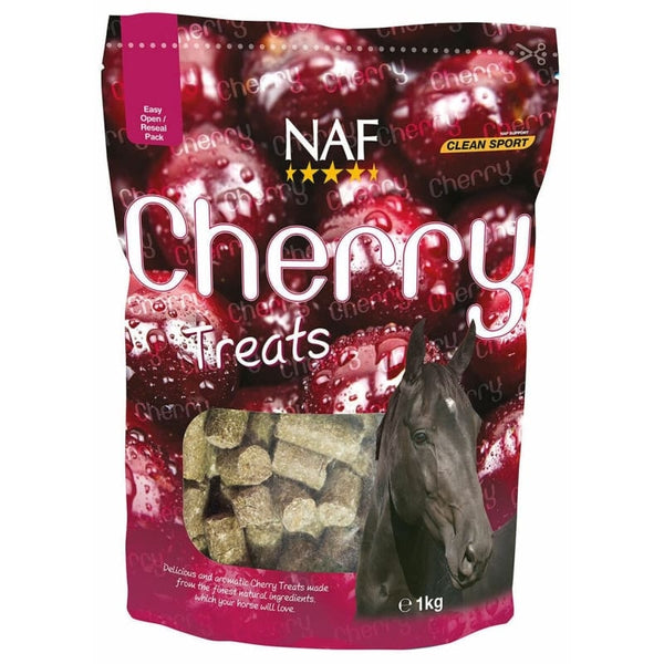 NAF Cherry Treats Healthy Delicious Flavoured Titbits Quality Ingredients 1Kg