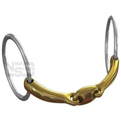 Neue Schule Team Up Loose Ring Bradoon Ergonomic Double Joint Lozenge Flex Bit SALE