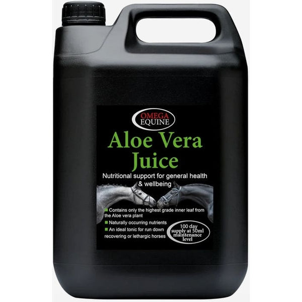Omega Equine Aloe Vera Juice Super Food General Health Supplement Tonic 1/5/25L