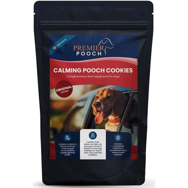 Premier Performance CZ Pooch Calming Cookies Stress Treat Supplement For Dogs