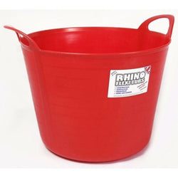 Rhino ProStable Flexi Tub Horse Feed/Water/Muck Bucket Large Flexible Trug 40L