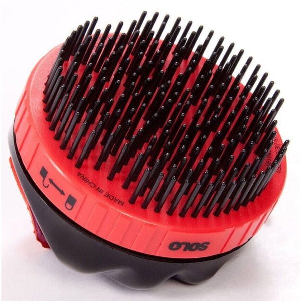 SoloGroom SoloBrush Twist and Clean Easily Removes Loose Hair Grooms and Massages