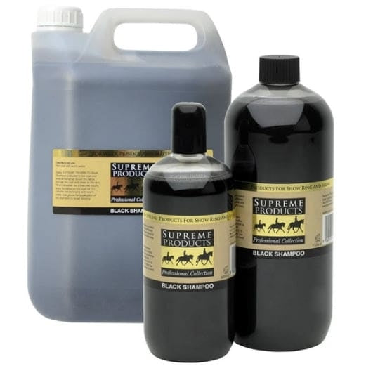 Supreme Products Black Shampoo Horse Pony Colour Deepening 500ml 1 litre 5 litre