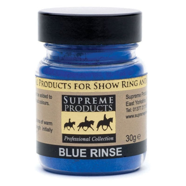 Supreme Products Blue Rinse Horse Pony Coat Colour Enhancing Wash 30g 60g