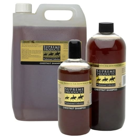 Supreme Products Chestnut Shampoo Colour Enhancing Adds Shine To Horses 500ml 1L