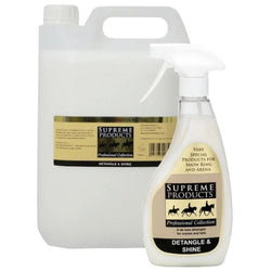 Supreme Products Detangle And Shine Horse Pony Mane And Tail Detangler 500ml 5L