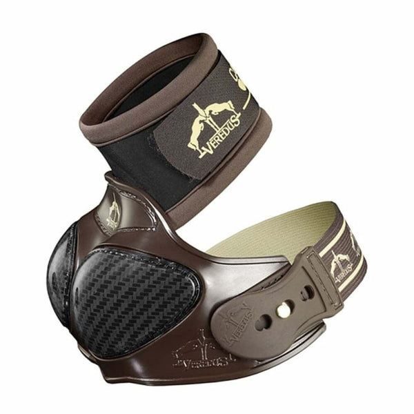 Veredus Carbon Shield Pro Over Reach OverReach Showjumping Boots Black/Brown SML