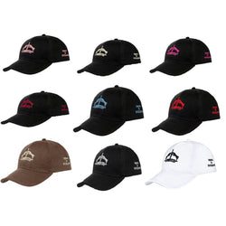 Veredus Cotton Unisex Baseball Cap Hat Coloured Riding to Excellence Black/White