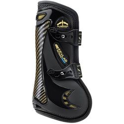 Veredus made with Kevlar® Gel Vento Show Jumping Front Tendon Boots Black/Brown
