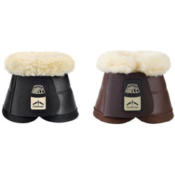 Veredus STS Fur Lined Safety Bell Over Reach Showjumping Boots Brown Large SALE