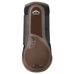 Veredus TRC Vento Professional Brushing Splint Showjumping Boots Black/Brown M/L