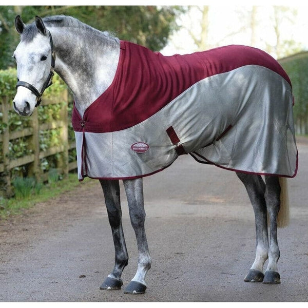 WeatherBeeta Micro-Air Cooler Standard Neck Microfleeceand Mesh Sweat Rug Burgundy