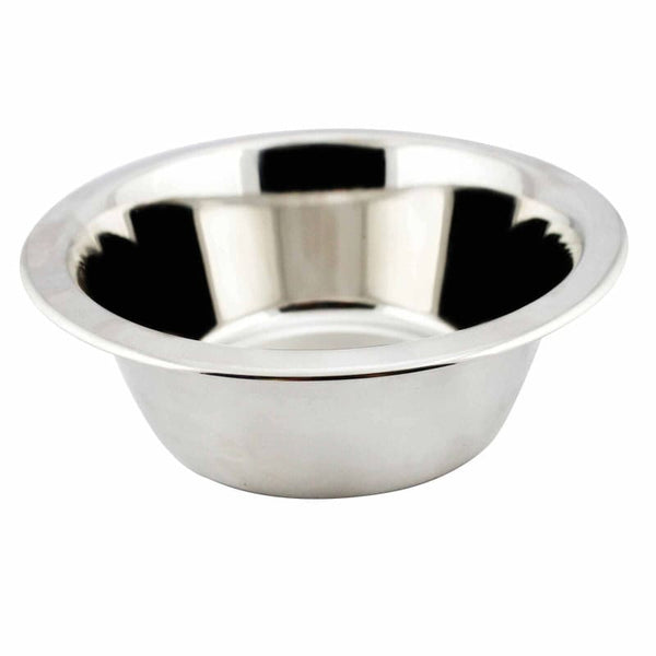 WeatherBeeta Standard Stainless Steel Dog Bowl Anti-Skid Water or Food 13cm-28cm