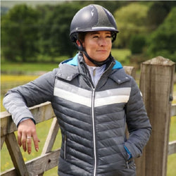 Coldstream Stichill Quilted Coat Medium Grey/Blue SALE