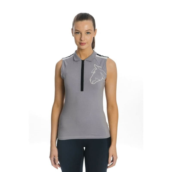 Horseware Ladies Flamboro Sporty Sleeveless Polo Top XXS SALE