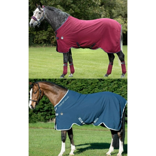 Horseware Rambo HELIX DISC FRONT Cooler/Stable/Travel Sheet Rug Navy 6'0" SALE