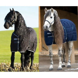 Horseware Rambo STABLE RUG Microfibre Mediumweight 200g Navy 6'3" SALE