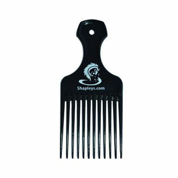 Shapley's Super Mane and Tail Pick Comb Brush Pulls Shortens and Thins Hair Black