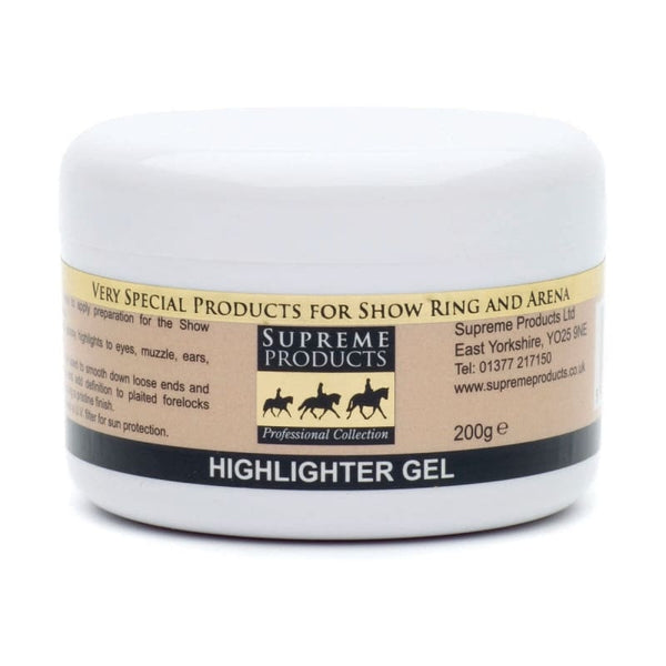 Supreme Products Highlightwe Gel Horse Pony Eye Nose Make Up High Shine 200g