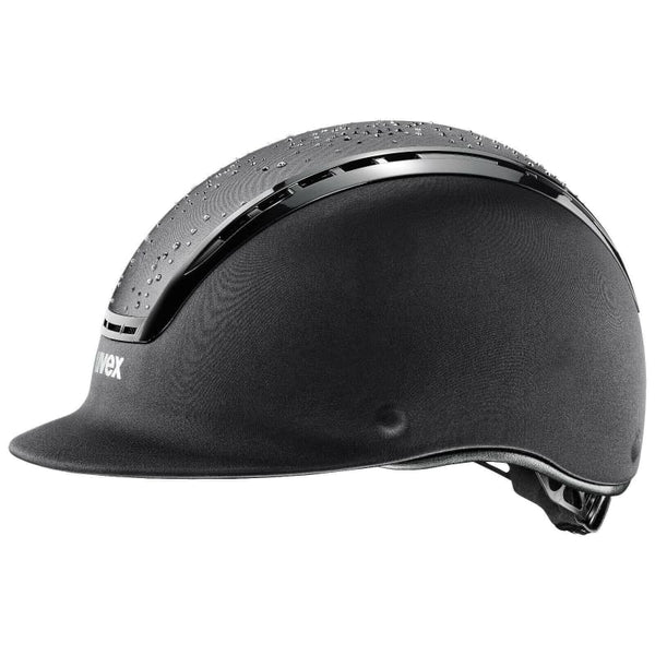 Uvex SUXXEED Diamond Crystal Riding Helmet Adjustable Hat Black XS-S SALE
