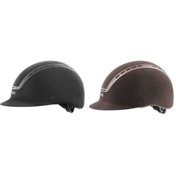 Uvex Suxxeed Velours Adjustable Vented Riding Helmet Black XS-S SALE