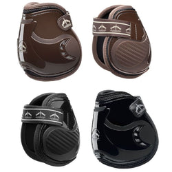 Veredus Short PRO JUMP Touch Flicker Magic Pinch FETLOCK Boots Black/Brown M/L