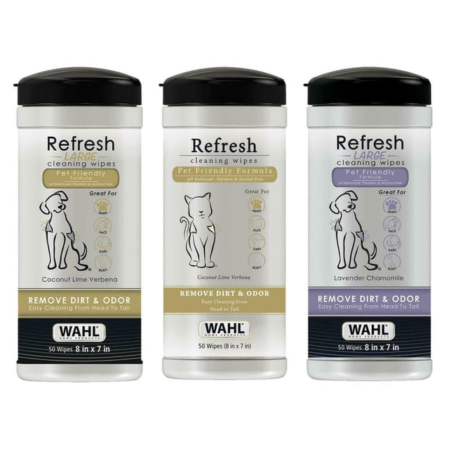 Wahl refresh store cleaning wipes